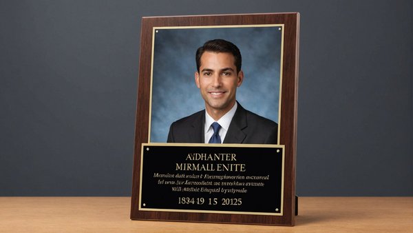 Découvrez la plaque funéraire moderne personnalisable et durable